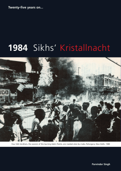1984 Sikhs Kristallnacht
