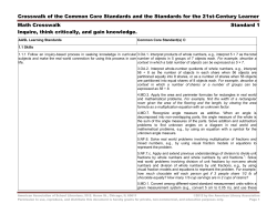 AASL to CCSS - American Library Association