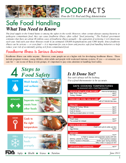 Food Facts - Allen County Public Health