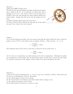 Rotation-1. (Taken from HRW Problem 10.7). The