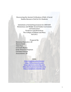 Discovering the Ancient Civilization of Mali