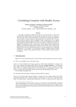 Correlating Cessation with Double Access