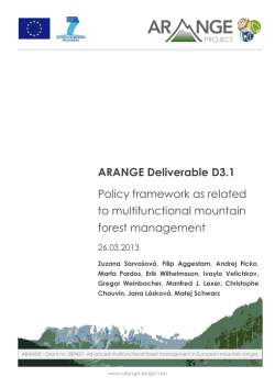 here - ARANGE Project