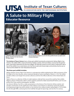 A Salute to Military Flight - Institute of Texan Cultures