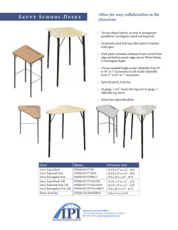 Savvy School Desks Allow for easy collaboration in the classroom