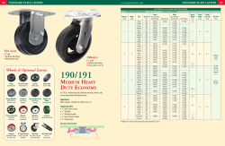 Full Spec Sheet - Payson Casters