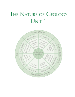 Geology 12 - Correspondence Studies