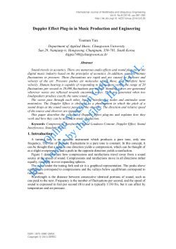 Doppler Effect Plug-in in Music Production and Engineering