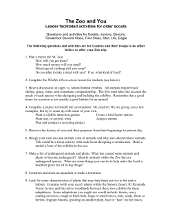 The Zoo and You - North Carolina Zoo