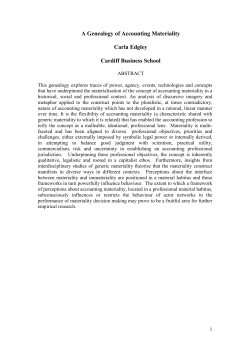 A performative study of the accounting concept of materiality