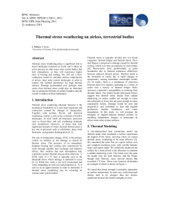 Thermal stress weathering on airless, terrestrial bodies