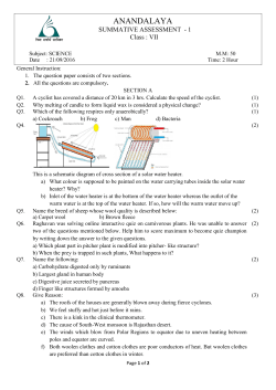 Science - Anandalaya