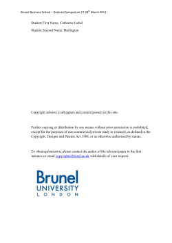 Dirty Dartford, Peculiar People