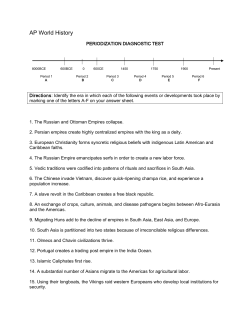 Periodization Diagnostic Test