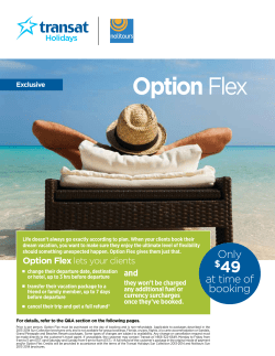 Option Flex - Travel Industry Today