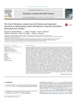 The role of elevation, relative sea
