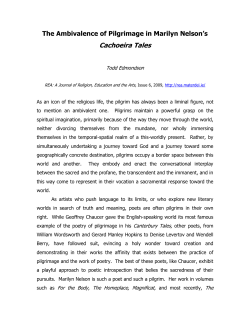The Ambivalence of Pilgrimage in Marilyn Nelson`s Cachoeira Tales