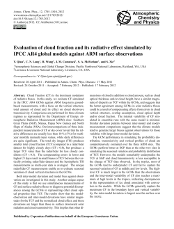 Evaluation of cloud fraction and its radiative effect simulated by IPCC