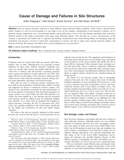 Cause of Damage and Failures in Silo Structures