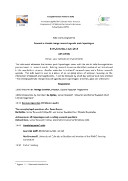 agenda - Centre for European Policy Studies