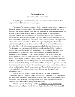 Monasteries