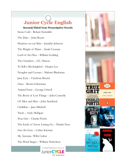 Junior Cycle English