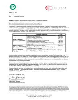 (Green) Compliance Statement