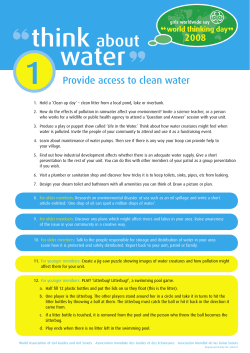 - World Association of Girl Guides and Girl Scouts