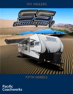 Sandsport Brochure - Pacific Coachworks