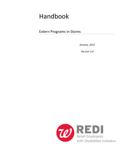 Handbook - Walgreens