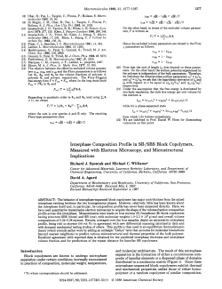 Interphase Composition Profile in SB/SBS Block Copolymers