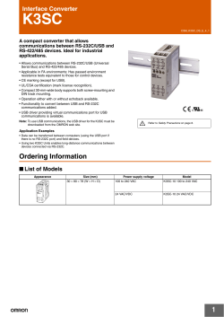 K3SC-10 AC100-240 Datasheet