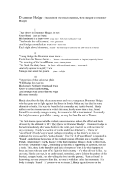 Drummer Hodge - The Thomas Hardy Society