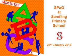 Phonics / Spelling at Sandling Parent Presentation