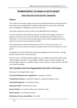 Tales from the Front Line #4:Tamworth