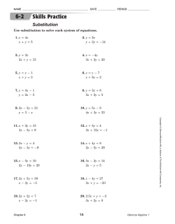 6-2 Skills Practice