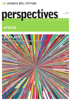 South Africa - Heinrich Boell Foundation