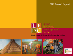 2010 Annual Report - Latino Economic Development Center