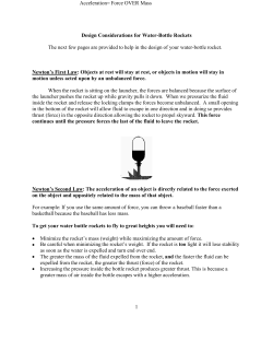 Design Considerations for Water