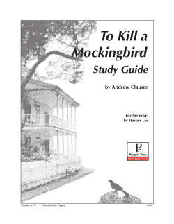 To Kill a Mockingbird