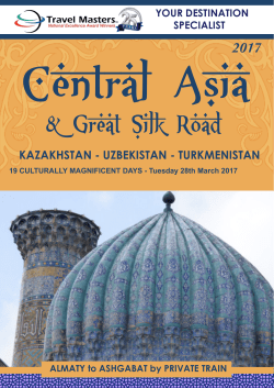 Great Silk Road - Travel Masters
