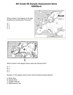 6th Grade SS Sample Assessment Items SS6G8a-b