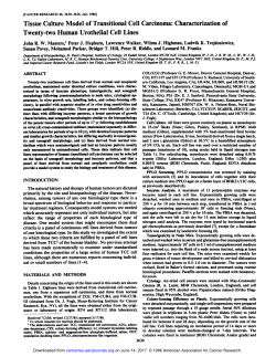 Characterization of Twenty-two Human