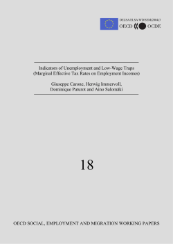 Marginal Effective Tax Rates