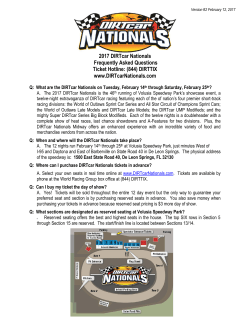 Questions? - DIRTcar Nationals