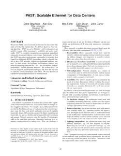 PAST: Scalable Ethernet for Data Centers