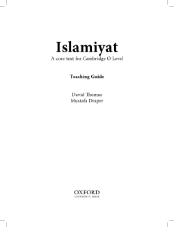 O Level Islamiyat - Oxford University Press