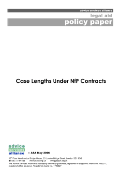 Case Lengths Under NfP Contracts
