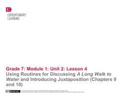 Grade 7, Module 1, Unit 2, Lesson 4
