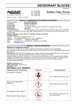 deodorant blocks - Agar Cleaning Systems